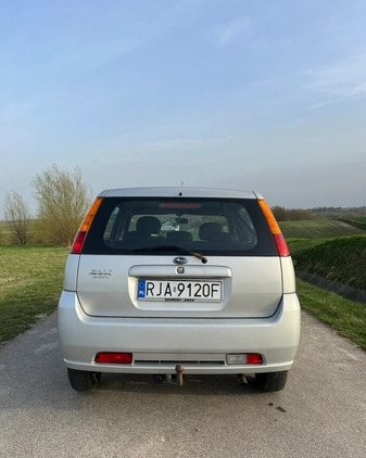 Subaru Justy cena 12900 przebieg: 156000, rok produkcji 2004 z Jarosław małe 301